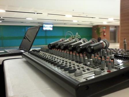aluguel de microfones e sonorização para eventos